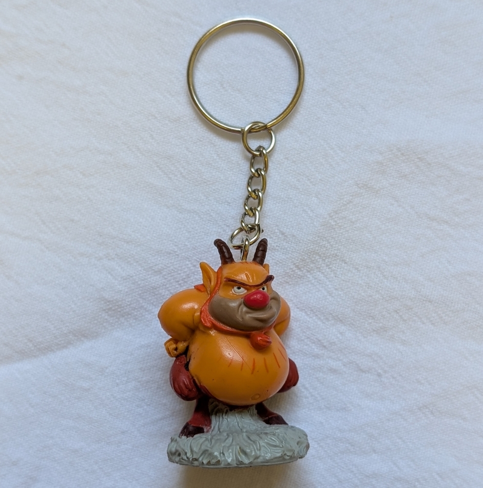Vintage Disney Phil From Hercules Upcycled Keychain